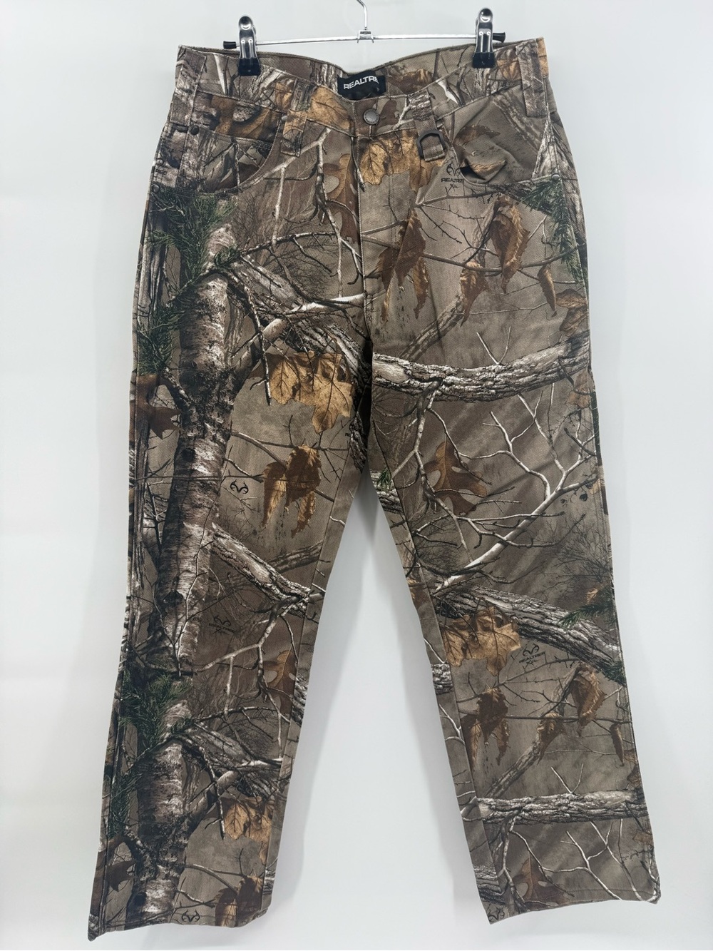 Realtree Men's Camo Cargo Pants - Brown Green Tan